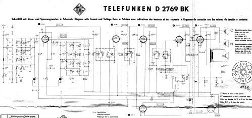 D2769BK trop Hi-Fi; Telefunken (ID = 1045734) Radio