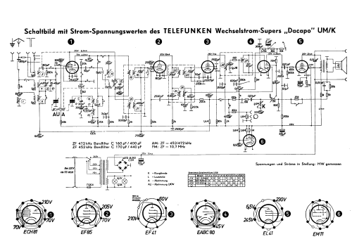 Dacapo 1952; Telefunken (ID = 1796316) Radio