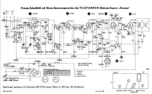 Dacapo 1952; Telefunken (ID = 1917385) Radio