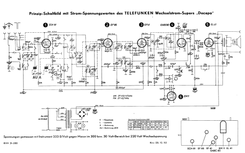 Dacapo 1952; Telefunken (ID = 2037348) Radio