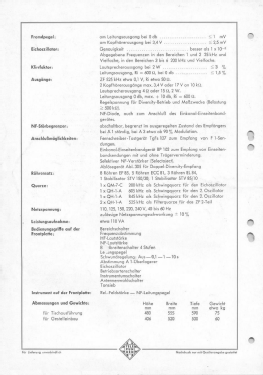 Langwellen-Mittelwellen-Verkehrsempfänger E108Lw/4; Telefunken (ID = 2868217) Commercial Re