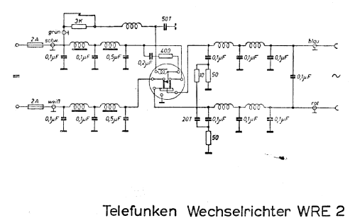 Einbau-Wechselrichter WRE2; Telefunken (ID = 2635992) Strom-V