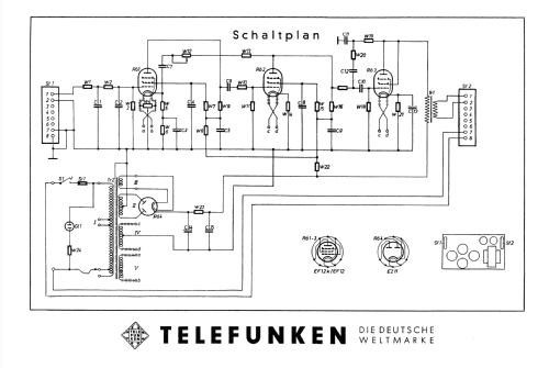 Ela V1140; Telefunken (ID = 1909428) Ampl/Mixer