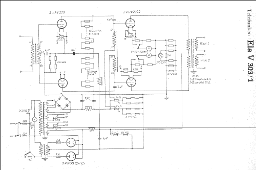 Ela V303/1; Telefunken (ID = 7904) Ampl/Mixer