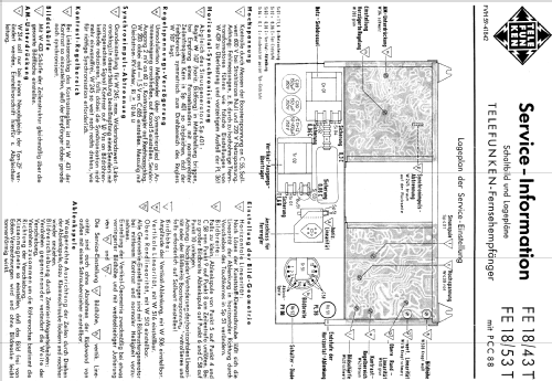 FE18/43T; Telefunken (ID = 1652211) Televisore