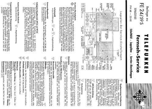 FE24/59S; Telefunken (ID = 843233) Television