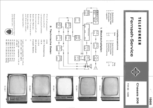 FE256T; Telefunken (ID = 483752) Television