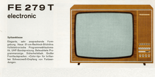 FE279T electronic; Telefunken (ID = 2086171) Television