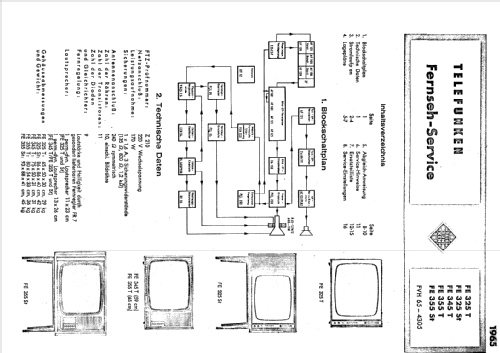 FE355T; Telefunken (ID = 481768) Television