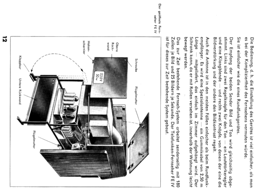 Fernseh-Empfänger FE IV ; Telefunken (ID = 286299) Fernseh-E