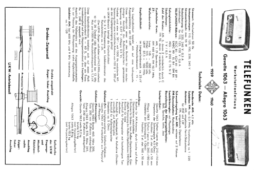 Gavotte 1063; Telefunken (ID = 199126) Radio