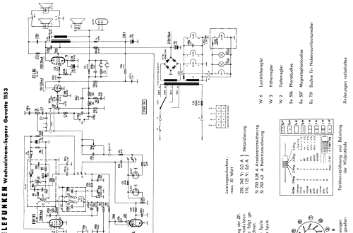 Gavotte 1153; Telefunken (ID = 1893891) Radio