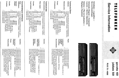 gavotte 401; Telefunken (ID = 103179) Radio