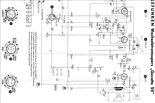 Gavotte 55; Telefunken (ID = 1732358) Radio