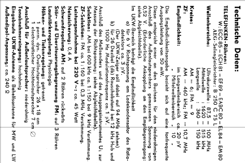 Gavotte 55; Telefunken (ID = 1732449) Radio