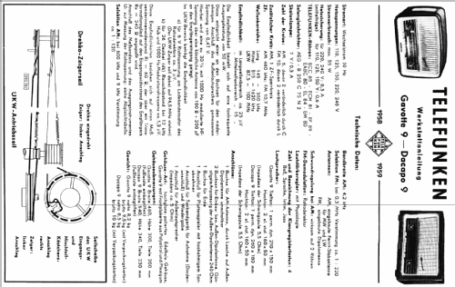 Gavotte 9; Telefunken (ID = 29303) Radio