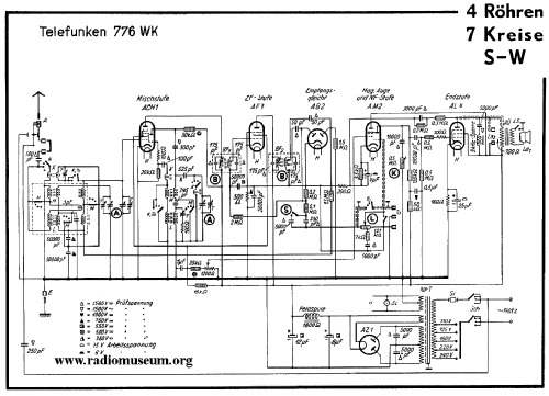 Gross-Super 776WK T776WK; Telefunken (ID = 37579) Radio