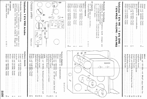 Gross-Super 876GWK ; Telefunken (ID = 11948) Radio