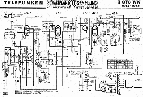 Gross-Super 876WK ; Telefunken (ID = 2891764) Radio