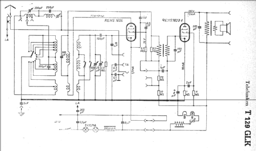 Heimklang 129GLK ; Telefunken (ID = 7426) Radio