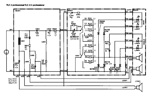 TLX 2/4 professional; Telefunken (ID = 1850573) Altavoz-Au