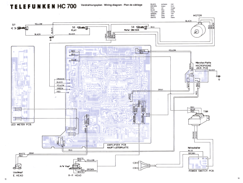 HiFi Cassettendeck HC 700; Telefunken (ID = 2897956) Enrég.-R