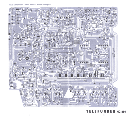 HiFi Cassettendeck HC-850; Telefunken (ID = 2898445) R-Player