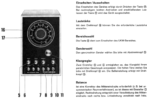 hifi compact 2000; Telefunken (ID = 1848342) Radio