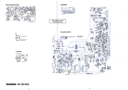 HiFi RDS Receiver HR 780 RDS; Telefunken (ID = 2355428) Radio