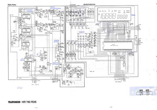 HiFi RDS Receiver HR 780 RDS; Telefunken (ID = 2355430) Radio