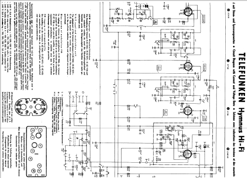 Hymnus Hi-Fi ; Telefunken (ID = 174727) Radio