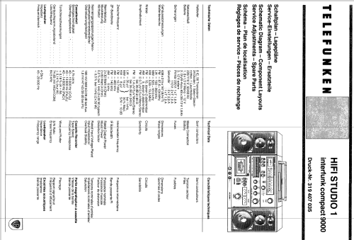 Interfunk Compact 9000; Telefunken (ID = 323597) Radio