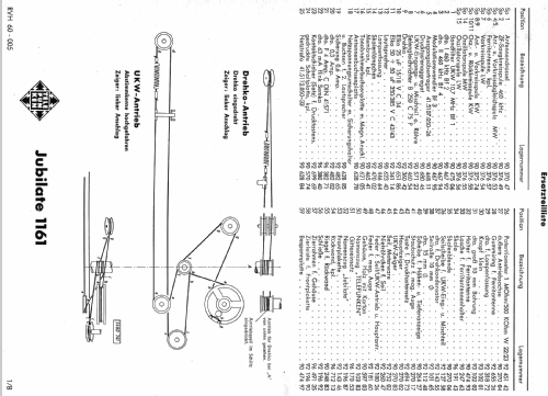 Jubilate 1161; Telefunken (ID = 26817) Radio