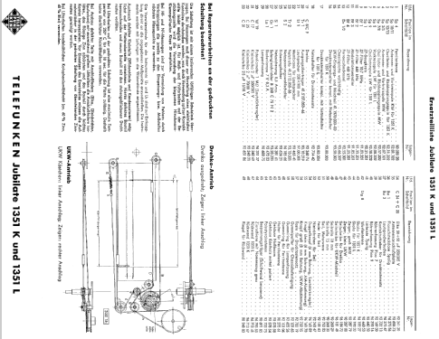 Jubilate 1351L ; Telefunken (ID = 101949) Radio