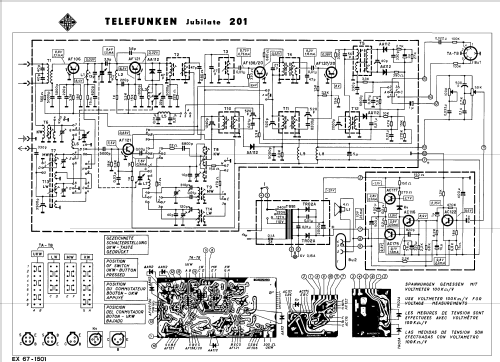 Jubilate 201; Telefunken (ID = 98062) Radio