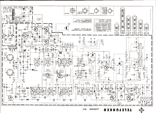 Jubilate 401; Telefunken (ID = 428323) Radio