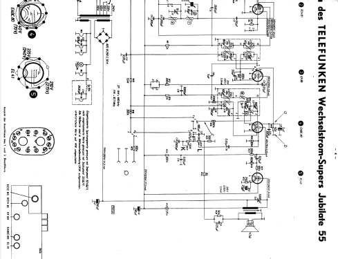 Jubilate 55; Telefunken (ID = 637770) Radio