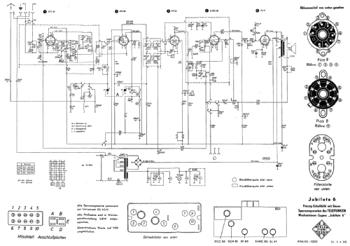 Jubilate 6; Telefunken (ID = 45410) Radio