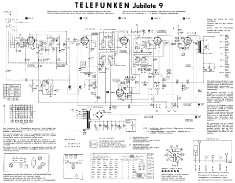 Jubilate 9; Telefunken (ID = 95755) Radio