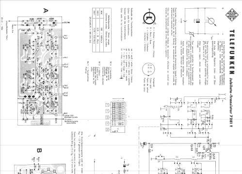 Jubilate Transistor 7281T; Telefunken (ID = 2394572) Radio