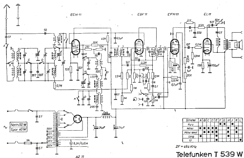 Gross-Super Juwel 539W ; Telefunken; Wien (ID = 7691) Radio