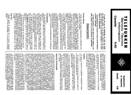K-80; Telefunken (ID = 2095349) Ton-Bild