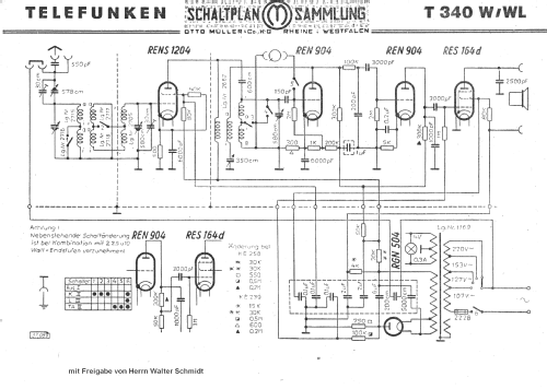 Katzenkopf T 340 T340W; Telefunken (ID = 1435523) Radio