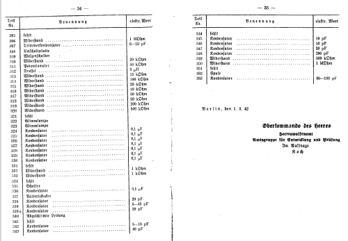 Kurzwellen-Empfänger a Kw.E.a ; Telefunken (ID = 677819) Mil Re