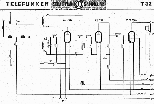 Kurzwellen- KW-Empfänger 32 ; Telefunken (ID = 2849384) Radio