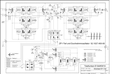 Kurzwellen-Verkehrsempfänger E104Kw/*; Telefunken (ID = 2867973) Commercial Re