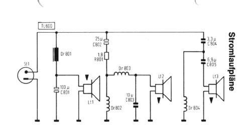 Lautsprecher Box TL 600; Telefunken (ID = 668056) Altavoz-Au