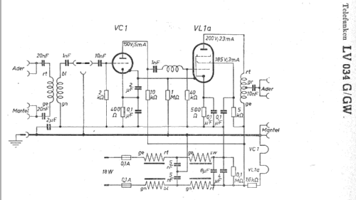 LV034G/GW; Telefunken (ID = 7511) RF-Ampl.