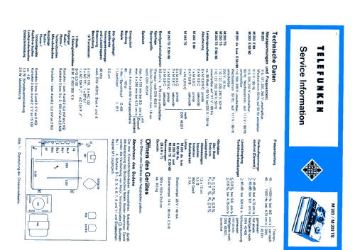 Magnetophon 203 M 203; Telefunken (ID = 106565) Ton-Bild