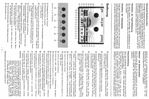 Magnetophon 204TS E2 M204TS Zweispur; Telefunken (ID = 1478048) R-Player